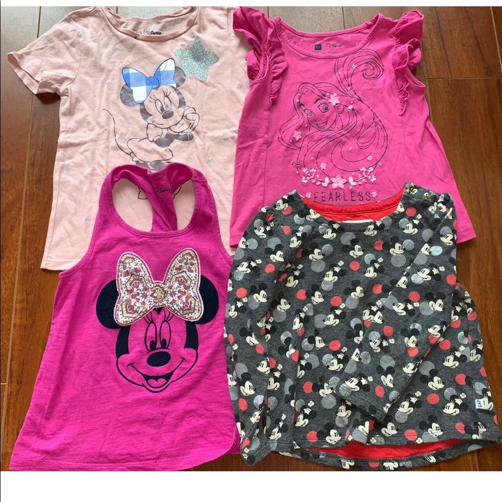 Baby Gap lot of 4 shirts 5/5T